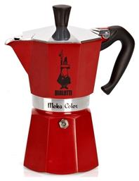 Bialetti Moka Express Μπρίκι Espresso 3cups Κόκκινο