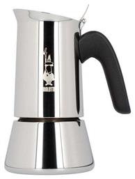 Bialetti Venus Μπρίκι Espresso 4cups Inox Ασημί