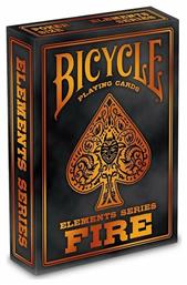 Bicycle Elements Fire Τράπουλα Πλαστικοποιημένη Κόκκινη από το Ianos