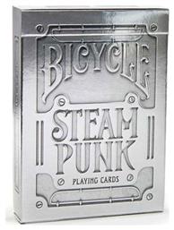 Bicycle Silver Steampunk Συλλεκτική Τράπουλα Πλαστικοποιημένη Ασημί