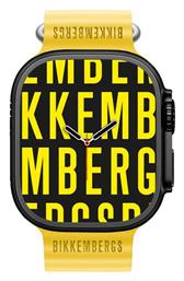 Bikkembergs BK12-12 Big Aluminium Smartwatch με Παλμογράφο (Κίτρινο) από το Eleftheriou Online