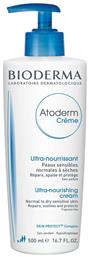 Bioderma Atoderm Creme Ultra-Nourishing Cream Normal To Dry Sensitive Skin 500ml