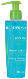 Bioderma Sebium Gel Καθαρισμού Προσώπου 200ml από το Pharm24