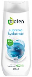 Bioten Supreme Hyaluronic Ενυδατική Lotion Σώματος με Υαλουρονικό Οξύ για Ξηρές Επιδερμίδες 250ml