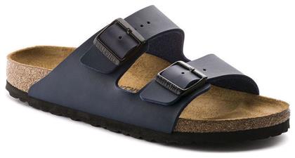 Birkenstock Arizona Birko-Flor Ανδρικά Σανδάλια σε Μπλε Χρώμα Narrow Fit