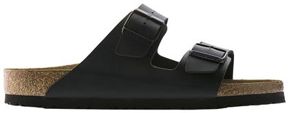 Birkenstock Arizona Birko-Flor Ανδρικά Σανδάλια σε Μαύρο Χρώμα Narrow Fit