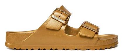 Birkenstock Arizona Eva Γυναικεία Σανδάλια Ανατομικά Glamour Gold Narrow Fit