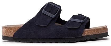 Birkenstock Arizona Suede Γυναικεία Σανδάλια Ανατομικά σε Navy Μπλε Χρώμα από το Parex