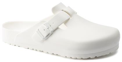 Birkenstock Boston EVA Ανδρικά Ανατομικά Σαμπό Λευκά