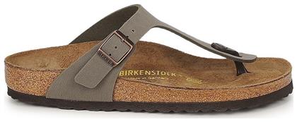 Birkenstock Gizeh Birko-Flor Ανδρικά Σανδάλια σε Γκρι Χρώμα Regular Fit