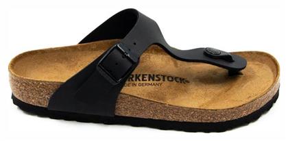 Birkenstock Gizeh Birko-Flor Γυναικεία Σανδάλια Ανατομικά σε Μαύρο Χρώμα Regular Fit