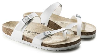 Birkenstock Mayari Birko-Flor Γυναικεία Σανδάλια Ανατομικά σε Λευκό Χρώμα