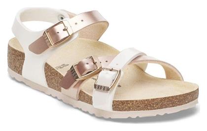 Birkenstock Παιδικά Πέδιλα Ανατομικά Λευκά
