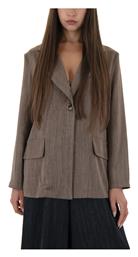 Black n Black Γυναικείο Σακάκι Καφέ