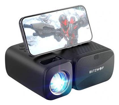 BlitzWolf BW-V3 Projector HD Λάμπας LED με Wi-Fi και Ενσωματωμένα Ηχεία Μαύρος