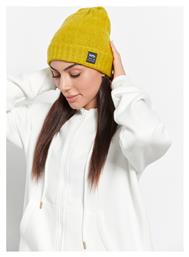 BodyTalk Beanie Unisex Σκούφος Πλεκτός σε Κίτρινο χρώμα