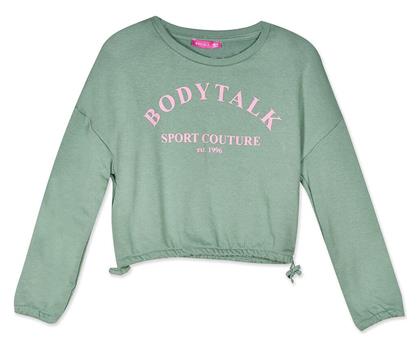 BodyTalk Παιδικό Φούτερ Cropped Πράσινο από το Outletcenter