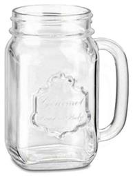 Borgonovo Γυάλινο Ποτήρι Drinking Jar Country 480ml