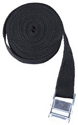 Bormann Ιμάντας Αποσκευών Αυτοκινήτου 500x2.5cm με Καστάνια Μαύρο