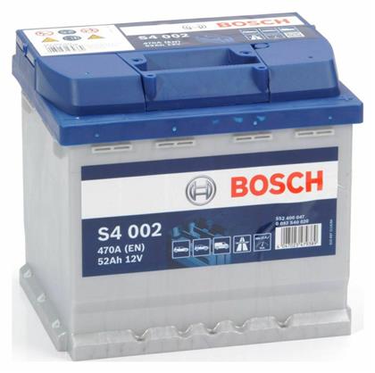 Bosch Μπαταρία Αυτοκινήτου S4002 με Χωρητικότητα 52Ah και CCA 470A