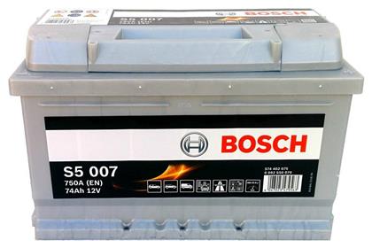 Bosch Μπαταρία Αυτοκινήτου S5007 με Χωρητικότητα 74Ah και CCA 750A