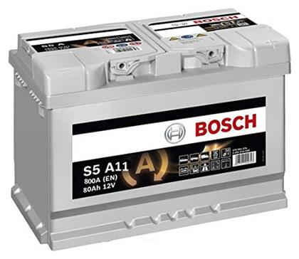 Bosch Μπαταρία Αυτοκινήτου S5A110 800EN με Χωρητικότητα 80Ah Start/Stop