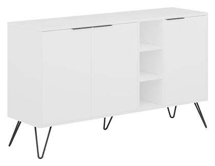 Μπουφές από Ξύλο Clara Λευκός 142x35.5x83cm