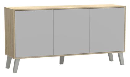 Μπουφές Billie Ξύλινος Γκρι Sonoma 149x40x77cm