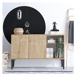 Μπουφές Ξύλινος Μαύρος 120x80x40cm