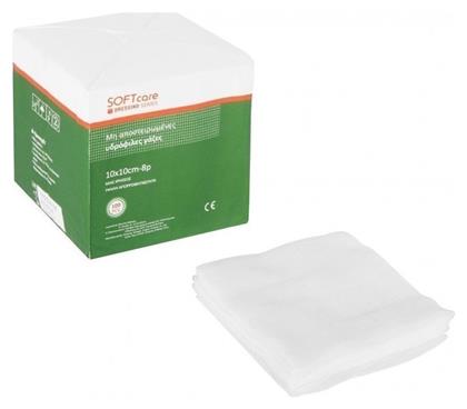 Bournas Medicals SoftCare Μη Αποστειρωμένες Γάζες 8ply 10x10cm 100τμχ