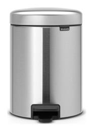 Brabantia Inox Καλαθάκι Μπάνιου 5lt Ασημί