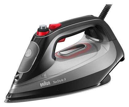 Braun Texstyle 9 SI 9281 BK SI9281BK 3100W με Συνεχόμενη Παροχή Ατμού 50gr/min