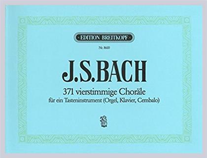 Breitkopf & Hartel J.S. Bach - 371 Vierstimmige Chorale Παρτιτούρα για Πιάνο