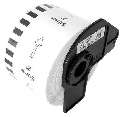 Brother DK22223 Ταινία Ετικετογράφου Συμβατή με Brother 30.5m x 50mm σε Λευκό Χρώμα