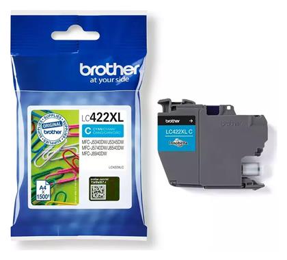 Brother LC422XL Μελάνι Εκτυπωτή InkJet Κυανό (LC-422XLC) από το e-shop