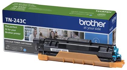 Brother TN-243C Γνήσιο Toner Laser Εκτυπωτή Κυανό 1000 Σελίδων (TN-243C)