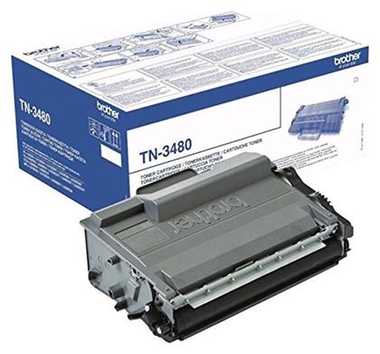 Brother TN-3480 Γνήσιο Toner Laser Εκτυπωτή Μαύρο High Yield 8000 Σελίδων (TN-3480) από το e-shop