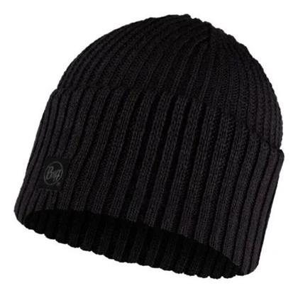 Buff Beanie Ανδρικός Σκούφος με Rib Πλέξη σε Μαύρο χρώμα από το Plus4u