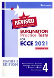 Burlington Practice Tests Michigan Ecce 4 Teacher's Book 2021