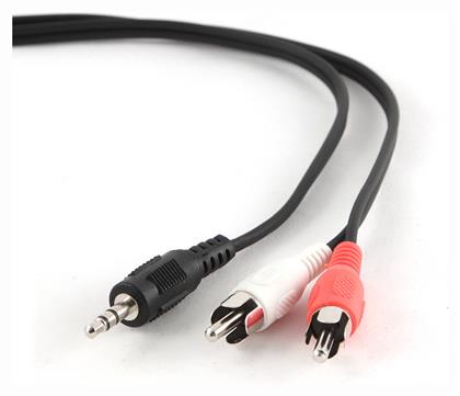 Cablexpert Audio Cable 3.5mm male - 2x RCA male 2.5m (CCA-458-2.5M)