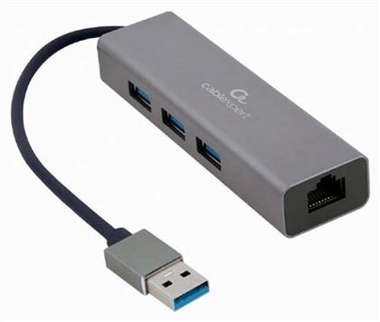 Cablexpert USB 3.0 Hub 3 Θυρών με σύνδεση USB-A Γκρι