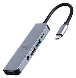 Cablexpert USB-C Docking Station με HDMI 4K PD (A-CM-COMBO5-02)