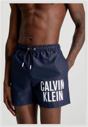 Calvin Klein Medium Drawstring Intense Ανδρικό Μαγιό Σορτς Navy Μπλε