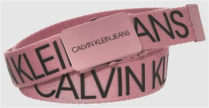 Calvin Klein Παιδική Ζώνη Υφασμάτινη για Κορίτσι Ροζ Logo από το Epapoutsia