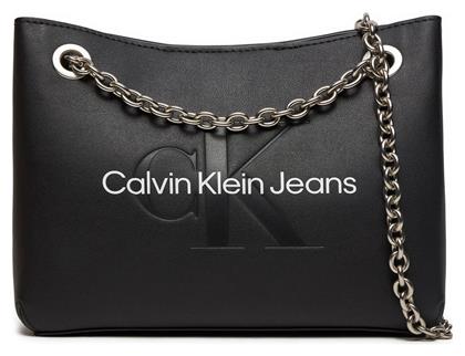 Calvin Klein Sculpted Γυναικεία Τσάντα Ώμου Μαύρη