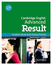 CAMBRIDGE ENGLISH ADVANCED RESULT Student 's Book (+ ONLINE PRACTICE TEST) N/E