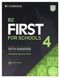 Cambridge Fce First for Schools 4 Self Study (student S Book With Answers +& Audio)