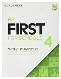 Cambridge Fce First for Schools 4 Student S Book