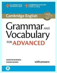 Cambridge Grammar & Vocabulary for Advanced W/answers