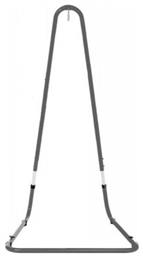 Campus Βάση Κούνιας Κήπου Μεταλλική Γκρι 115x115x130cm